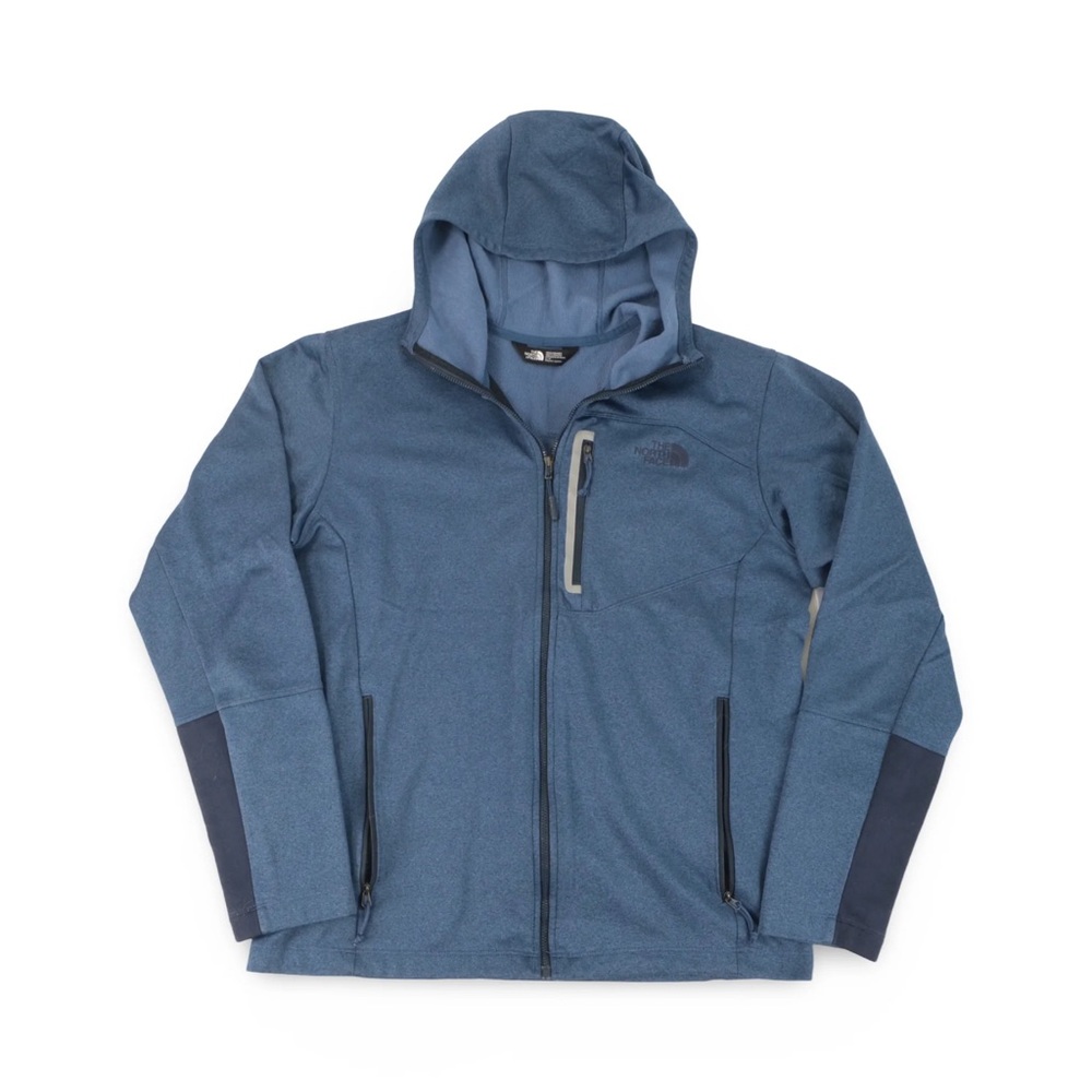 Men’s North Face Blue Canyonland Zip Up HoddieSize XL but fits like a L